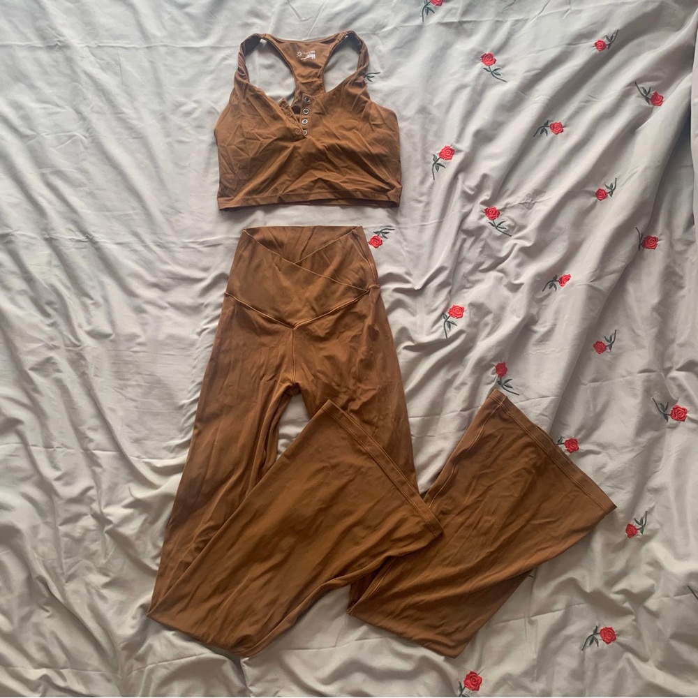 Brown OFFLINE by Aerie Workout Set